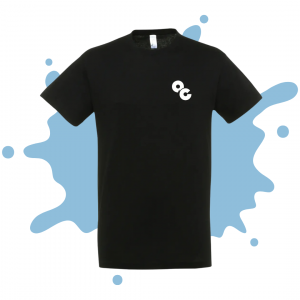 #AG - T-shirt coton noir CLUB adulte
