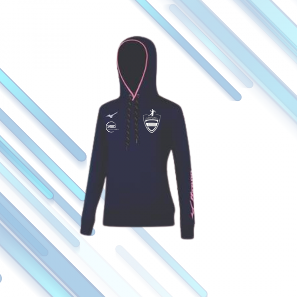 #ASHBRANNAIS - Sweat Mizuno Hoodie marine adulte – Image 2