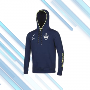 #ASHBRANNAIS - Sweat Mizuno Hoodie marine adulte