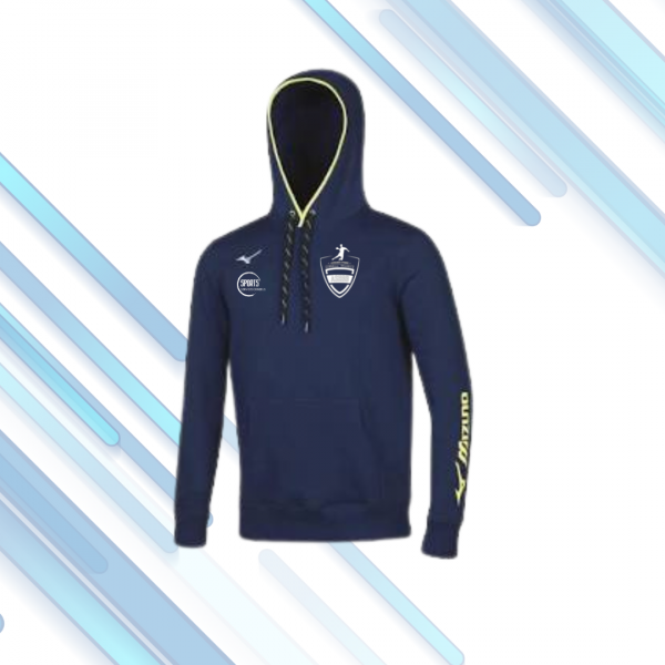 #ASHBRANNAIS - Sweat Mizuno Hoodie marine adulte