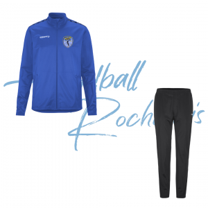 #HBR - Ensemble de survetement Craft squad go ADULTE - Veste bleue, pantalon noir